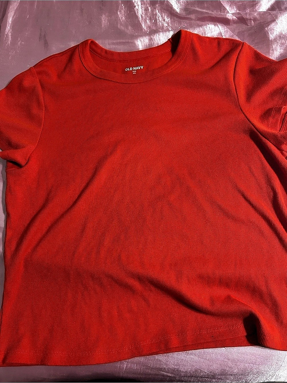 Old Navy Red Short Sleeve Top Like New